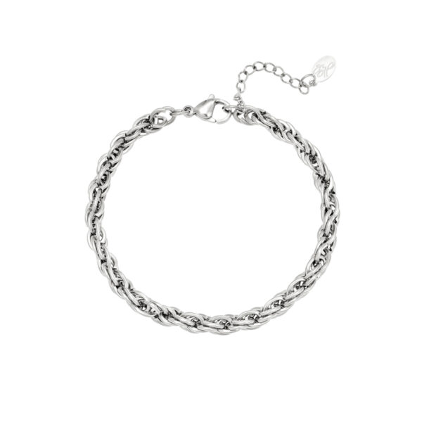 Armband Twisted Chain Zilver