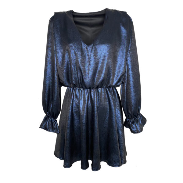 Metallic Dress Blue