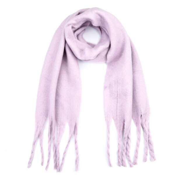 winter scarf lila