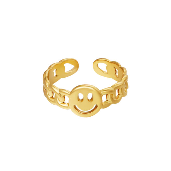 252382-185 smile ring gold