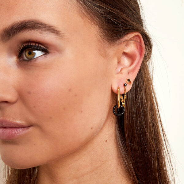 golden chain earrings